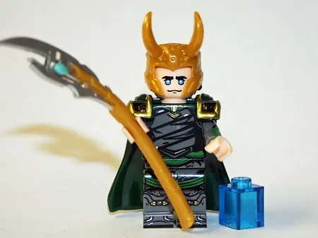 Building Loki With cube TV Show Custom Minifigure Action Figures - £5.97 GBP