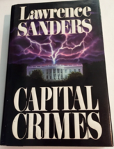 Capital Crimes book by Lawrence Sanders, Hardcover, vintage 1989 - £2.78 GBP