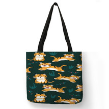 Andbag trendy new tiger elements tote bag lady shoulder outdoor traveling shopping bags thumb200