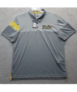 adidas Polo Shirt Men&#39;s L Multi Heather Golf Performance Construction Pu... - $27.85 CAD