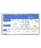 Sheryl Crow Concert Ticket Stub March 18 1999 Miami Florida - £19.45 GBP