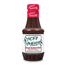 Sticky Fingers Sauce Bbq Swt Southern HEAT-18 Oz -Pack Of 3 - £10.16 GBP