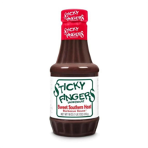 Sticky Fingers Sauce Bbq Swt Southern HEAT-18 Oz -Pack Of 3 - £10.22 GBP