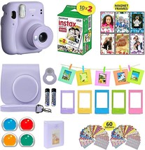 Fujifilm Instax Mini 11 Instant Camera + Shutter Compatible, Lilac Purple, - £122.46 GBP