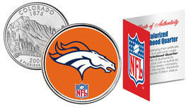 Denver Broncos Nfl Colorado U.S. Statehood Quarter U.S. Coin *Licensed* - £6.69 GBP