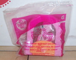 2007 Mcdonalds Happy Meal Toy My Little Pony #6 Desert Rose with Garden Gate - £7.63 GBP