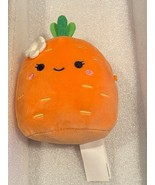 5&quot; Small Squishmallows Carrot w/Flower *Pre-Owned/No Tag* h2 - $183.84 MXN
