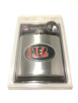 New Flask NFL Cincinnati Bengals Matte Stainless Steel 8 ounce Hip flask - £17.40 GBP