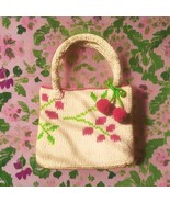 Handmade Beige Cherry Women's  CHIC Hand Bag  - $90.00