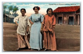 Native Women of Chorrera Panama UNP DB Postcard O16 - £3.85 GBP