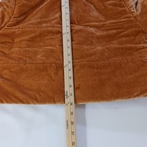 Shinestar SJ3441 Women's Merigold Camel Velvet Cropped Puffer Jacket Size Large image 14