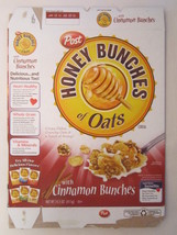 Empty POST Cereal Box HONEY BUNCHES OF OATS 2010 14.5 oz CINNAMON BUNCH ... - £6.89 GBP