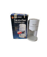 Vintage Black &amp; Decker CUP-at-a-TIME Single Serve Drip Coffee Maker Whit... - $38.85 CAD
