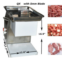 TECHTONGDA 110V 5mm Blade QX Commercial Meat Slicer Cutting Machine 250Kg/H US - £513.43 GBP