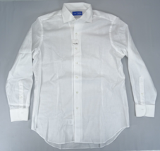 New Kamakura Sciolto White Leno Cloth Maker&#39;s Button Up Size 17 43 Japan... - $71.20