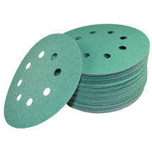 50 5&quot; 8-Hole 80-Grit Dustless Hook &amp; Loop Sanding Discs for Dewalt D2645... - $41.99