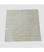 Longaberger Table Clothe Buttercup Yellow Striped Tablecloth Table Cover... - £22.38 GBP