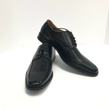 Amali Men&#39;s Mick Black Oxford Dress Shoes Laser Vamp Moc Toe Sizes 9.5 - 10 - £40.59 GBP