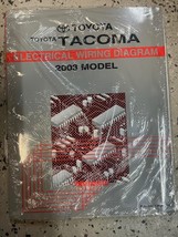 2003 TOYOTA TACOMA Electrical Wiring Diagram Troubleshooting Manual EWD - £79.66 GBP