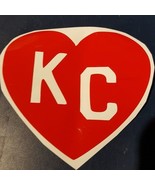 I loveThe KC chiefs NFL Kansas City Chiefs Football Vinyl Decal red - $3.37 CAD