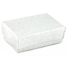 Cotton Filled Jewelry Gift Box Silver Color 1 7/8&quot; (Only 1 Box) - £4.71 GBP
