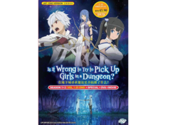 DVD Anime Is It Wrong to Try to Pick Up Girls in a Dungeon? Season 1+2 +Movie  - £25.44 GBP