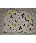 Baby Nay White Purple Yellow Cotton Girl Layette Receiving Blanket Butte... - $44.45