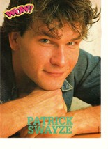 Patrick Swayze Fred Savage teen magazine pinup clipping Dirty Dancing Wow - £2.78 GBP