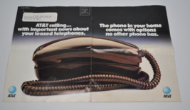 Vintage 1984 AT&amp;T Phones - Purchase or Lease Print Ad Mailer Brochure Order Form - £19.45 GBP
