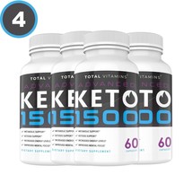 4 Bottles Keto Diet Pills 1500 BHB Exogenous Ketones Rapid Advanced Weight Loss - £67.63 GBP
