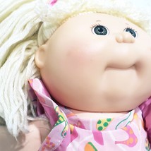 Cabbage Patch Doll 1991 Girl Blond Hair Dress Brown Eyes Xavier Roberts ... - £21.27 GBP