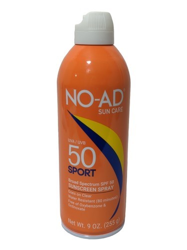No-Ad Sport Sunscreen Spray SPF 50 – 9 oz  Water Resistant NEW Sealed - $22.87