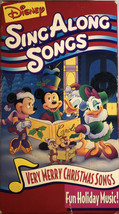 SHIPN24HRS-Disneys Sing Along Songs Very Merry Christmas Songs(VHS)#657 - £13.16 GBP