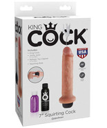 &quot;King Cock 7&quot;&quot; Squirting Cock&quot; - £41.07 GBP