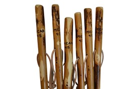 Walking Stick, Cross Carving with Bible Verse Reference &quot;Micah 4:5&quot;, Han... - £53.44 GBP
