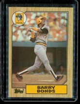 Vintage 1987 TOPPS Baseball Trading Card #320 BARRY BONDS Pittsburgh Pirates - £6.47 GBP