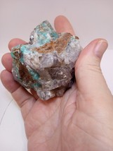 Blue Aragonite Limonite Calcite - Beautiful Mineral from India ~  FREE S... - £37.33 GBP