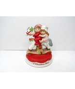 Wallace Berrie &amp; Company 4536 A Christmas Wish Ceramic Christmas Figurine - $10.99