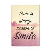 Inspirational Wall Art There Is Always Reason To Smile Motivational Print Ready - £60.60 GBP+