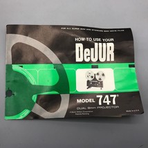 Manuale Di Istruzioni Per Proiettore Di Film 8Mm Vintage DeJur 747 - $23.76