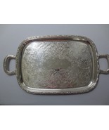 Oneida Maybrook Waiter Tray 16&quot; Ornate Silverplate with handles - £39.11 GBP