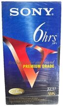 Sony T120VF Premium Grade 6 Hr VHS Video Tape Brilliant SEALED—SHIPS IN ... - $13.74