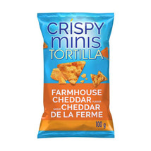 6 Bags Quaker Crispy Minis Tortilla Farmhouse Cheddar 100g Each-Free shi... - £27.39 GBP