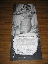 1951 Print Ad Life by Formfit Bra &amp; Girdle Pretty Lady with Nice Figure - £8.80 GBP