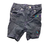 Coogi Girls Toddler Size 2T Black Jean Denim Shorts Spellout pockets - £6.16 GBP