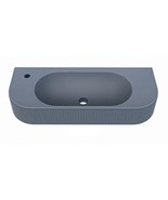 Luxe Wall-Hung Stone Resin Bathroom Basin Pink - $1,920.10 CAD