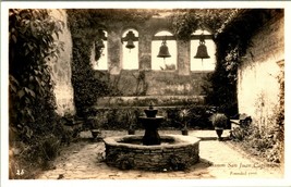 Vtg Postcard RPPC 1930s DOPS Sepia  - Mission San Juan Capistrano Fountain UNP - £5.48 GBP