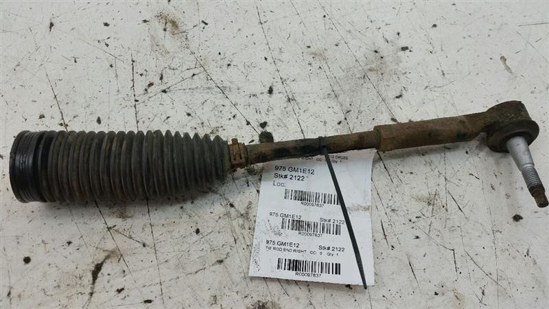 2012 Chevy Cruze Steering Rack Pinion Tie Rod End W Boot Right Passenger... - $39.94