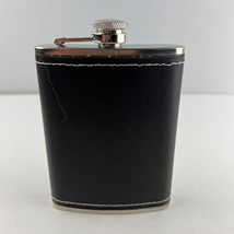 Hip Flask 8oz Stainless Steel Leather Wrapped - £10.12 GBP