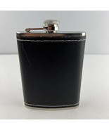 Hip Flask 8oz Stainless Steel Leather Wrapped - £10.11 GBP